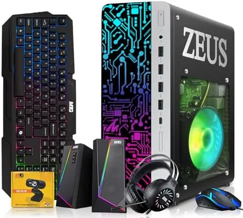techmagnet zeus pro 8 gaming pc i5 8gb ram 256gb ssd 1tb hdd win 11