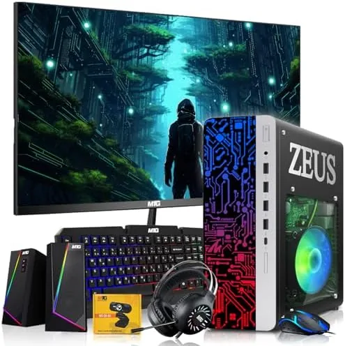 techmagnet zeus pro 9 gaming pc i5 16gb ram 256gb ssd win 11